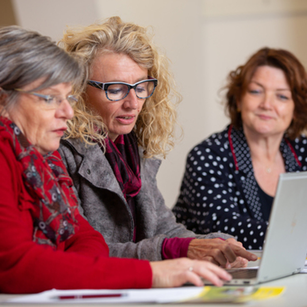 SelbA Online-Training / © 2017 Afra Hämmerle-Loidl v.l.n.r. Anita Pölzleitner, Astrid Gaisberger, Regina Hochreiner