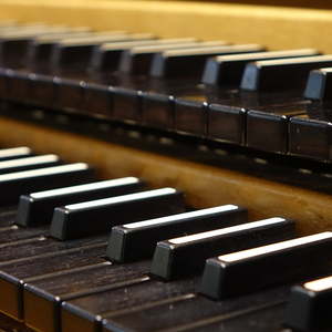 Manual der Enzenhofer-Orgel