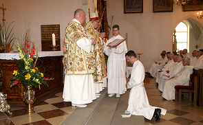 Stift Schlägl: Einkleidung von Hr. Ewald Donhoffer als fr. Ewald Nathanael