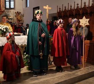 Sternsingen 2023 / Heine-Klug Maria Sternsingen 2023