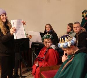 Sternsingen 2023 / Heine-Klug Maria Sternsingen 2023