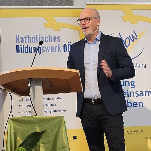 Tagungsreferent Stefan Wally, Leiter Robert Jungk Bibliothek für Zukunftsfragen